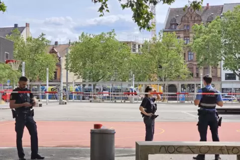Die Landes- und Bundespolizei waren am Dienstag im Einsatz. 