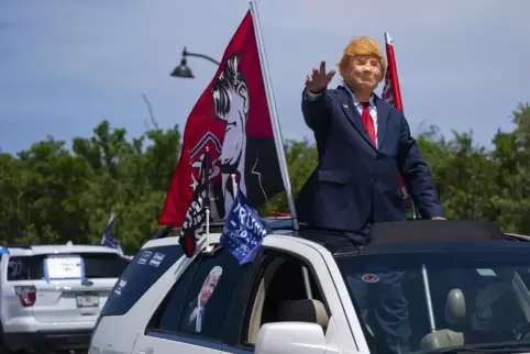 Immer wieder kommt es in Florida zu Sympathiekundgebungen für rechte Werte – und Politiker wie Donald Trump. 