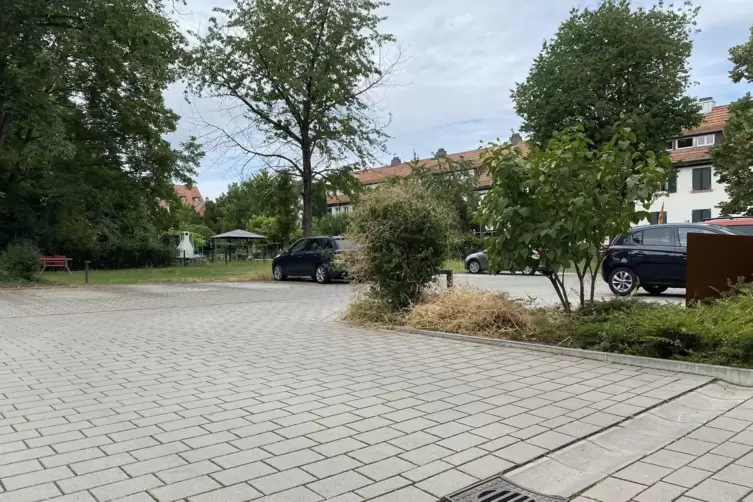 Das erste Gr&uuml;n in einem Hinterhof in der Friedrich-Ebert-Stra&szlig;e ist bereits Stellpl&auml;tzen geopfert worden. 