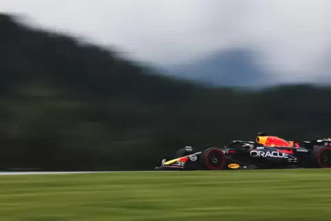 Allein, allein: Konkurrenz muss Max Verstappen derzeit in der Formel 1 kaum fürchten – weder im trockenen Qualifikationstraining