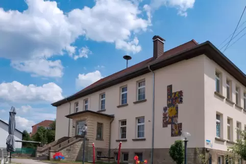 Die Kita im ehemaligen Schulhaus.