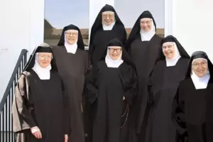 Zuletzt zählten nur noch sieben Schwestern zum Konvent des Klosters (von links): Sr. Johanna, Sr. Cornelia, Sr. Stephana, Sr. El Zuletzt zählten nur noch sieben Schwestern zum Konvent des Klosters (von links): Sr. Johanna, Sr. Cornelia, Sr. Stephana, Sr. El