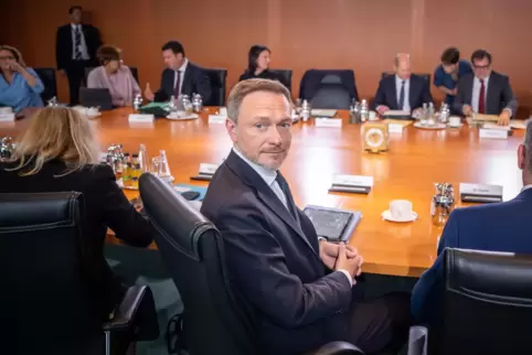 Finanzminister Christian Lindner (FDP) legte am Mitwoch seinen Haushaltsentwurf für 2024 dem Kabinett vor. 