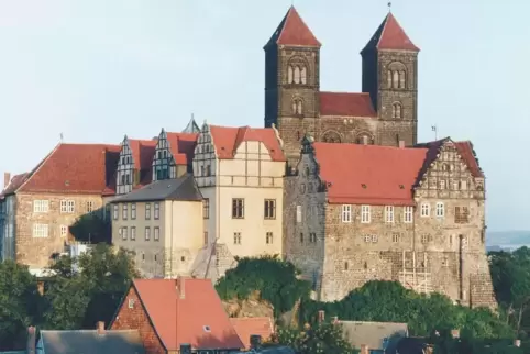 Das blieb dem Dom zum Glück erspart: In der Stiftskirche in Quedlinburg im Harz legten die Nazis Hand an und veränderten den Bau