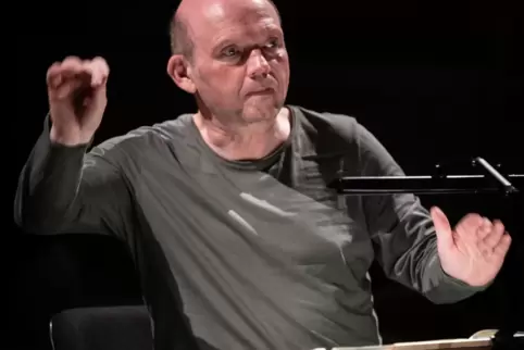 Bei der Probe: Wolfgang Katschner in Schwetzingen.
