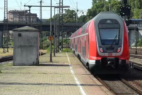 Auf den Linien des Main-Neckar-Ried-Netzes sind die Fahrgastzahlen besonders stark gestiegen. Dazu gehört auch der RE70 von Mann
