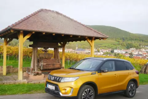 Ansehnlicher Viertürer: Suzuki Vitara. 