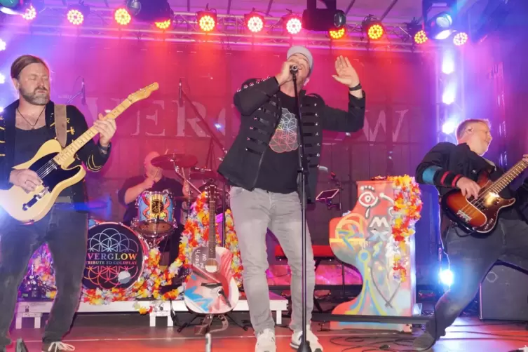 Am Samstag gehörte die Bühne der Coldplay-Tribute-Band Everglow.