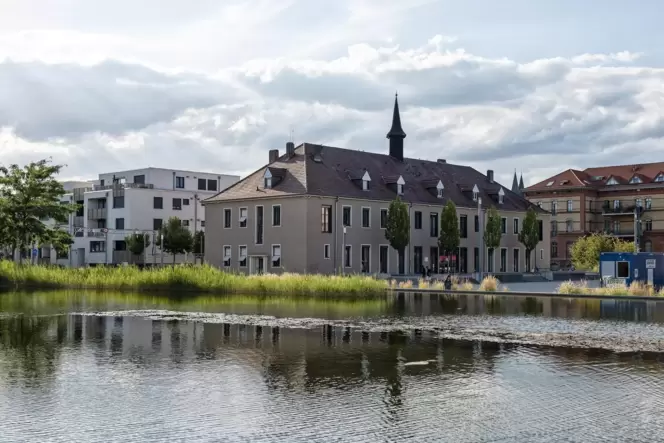 Blick in den Wohnpark am Ebenberg, den der Verein Stadtbildpflege kritisiert. Blick in den Wohnpark am Ebenberg, den der Verein Stadtbildpflege kritisiert.