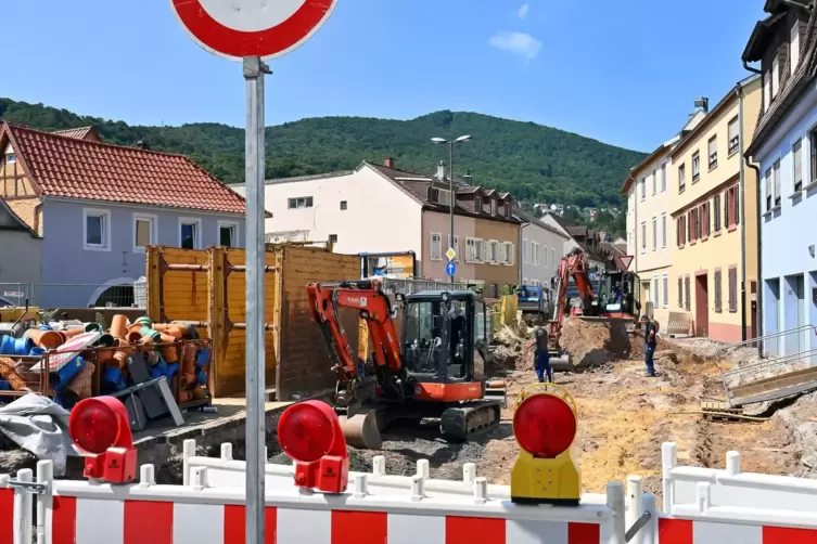 Bis Jahresende soll in der Talstra&szlig;e alles fertig sein.