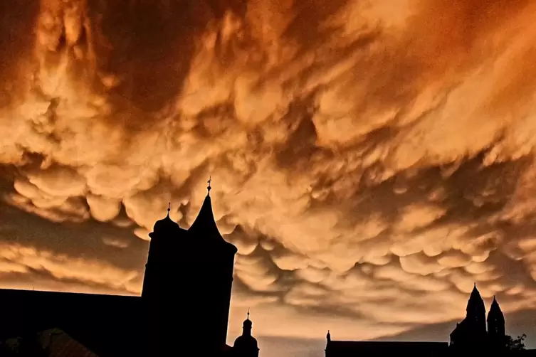 Mammatuswolken: Aufnahme von Frank Erk. 