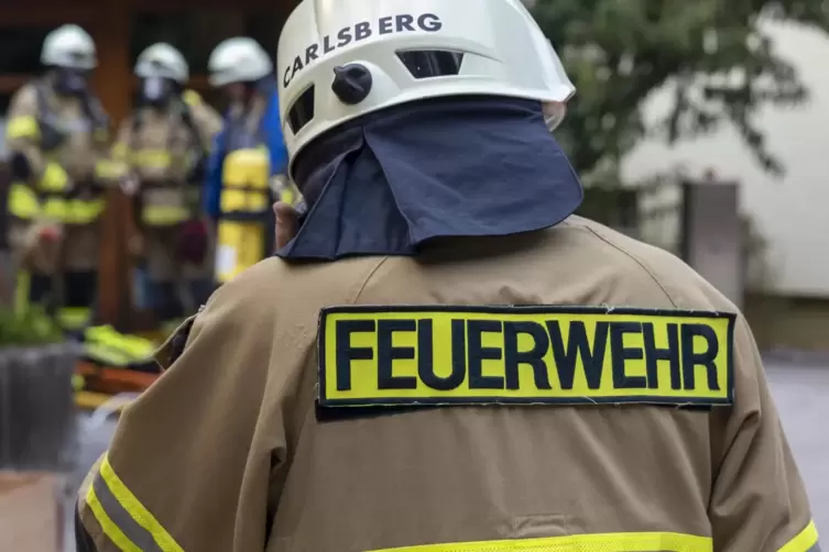 Die Carlsberger Feuerwehr bekam Unterstützung aus Altleiningen und Hettenleidelheim. 