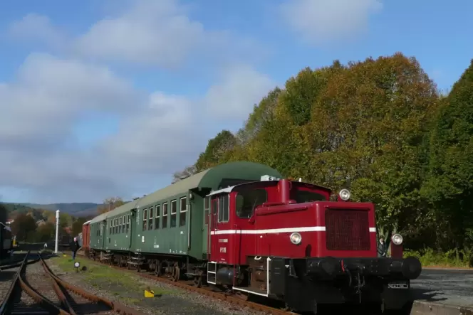 Der Museumszug lässt das Eisenbahngefühl der 1950er- und 1960er-Jahre aufleben.