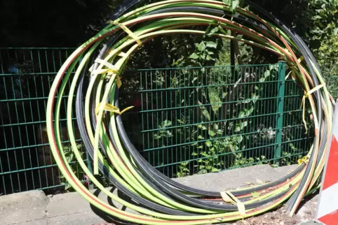 Verwaiste Baustellen: Weil sich die beiden beteiligten Firmen zerstritten haben, geht beim öffentlich geförderten Breitbandausba