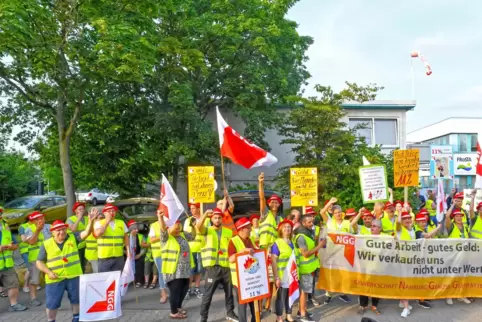 Am 19. Juni waren Beschäftigte des Frosta-Werks in Bobenheim-Roxheim in den Streik gegangen. 