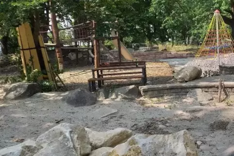Der Spielplatz im Bürgerpark wird erweitert und modernisiert.