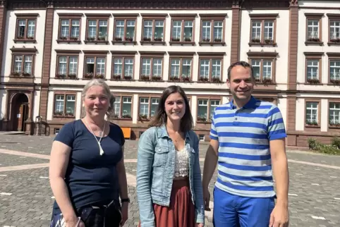Sie planen die Zukunft der Pirmasenser Kultur (von links): Heike Wittmer, Maike Müller und Denis Clauer. 