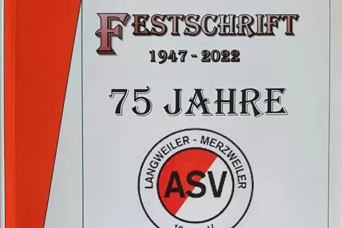 Ausgezeichnete Festschrift des ASV Langweiler-Merzweiler: Nach Meinung der Jury entstand ein runder und kompletter Überblick übe