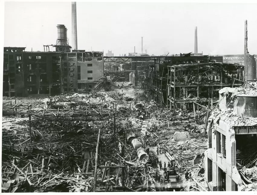 Der Explosionsherd 1948.