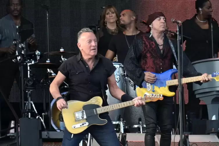 Bruce Springsteen am Hockenheimring.