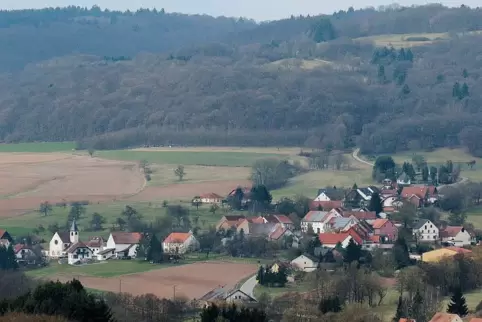 Ortsansicht von Dennweiler-Frohnbach. 
