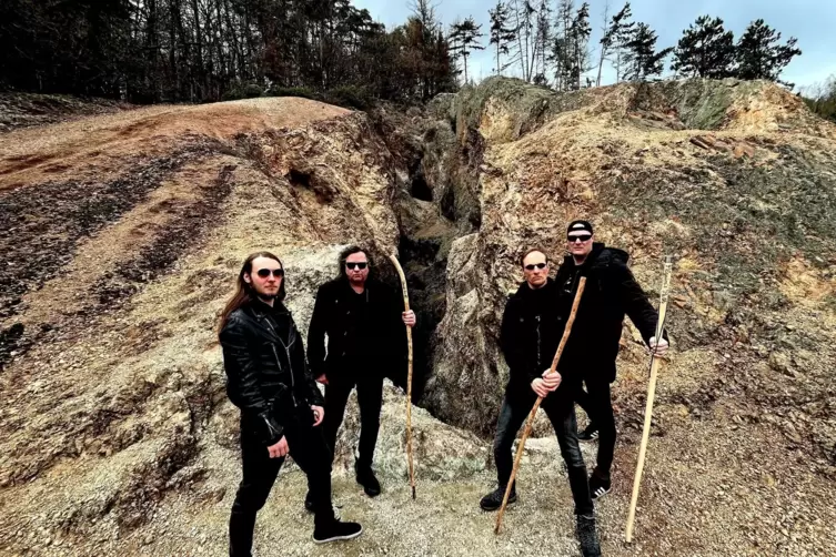 Metal made in Lautern (von links): Lupus Veruta, Andreas Wormser, Cailen Leif Graever, Deavon Graever.