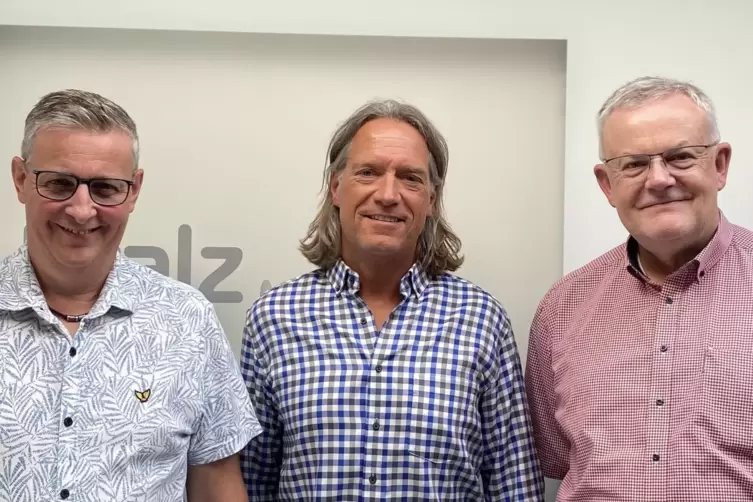 Im RHEINPFALZ-Interview: Die Pfalzmarktvorst&auml;nde Reinhard Oerther (Vertrieb, links) und Hans-J&ouml;rg Friedrich (Verwaltung, rechts)