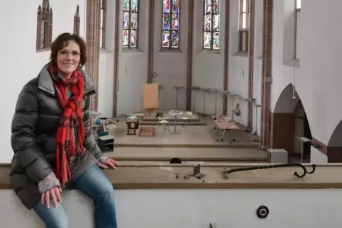 Investorin in ihrer Kirche: Doris Grethen.