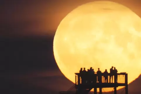 Am 1. August zu sehen: der Supermond