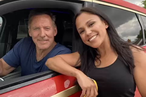 Schon zweimal stand die Bellheimerin mit Ralf Möller vor der Kamera. 