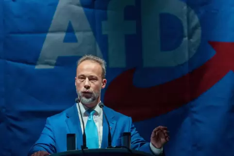 Hält anderen Parteien vor, AfD-Politik zu kopieren: AfD-Landesvorsitzender Jan Bollinger.