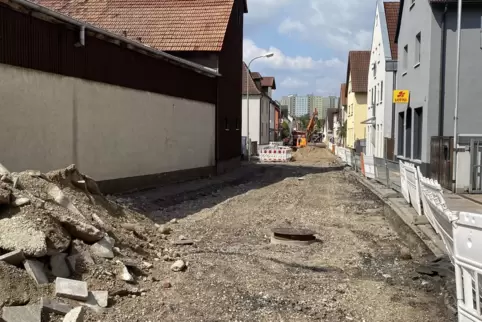 Bei der Sanierung der Ottstraße läuft der letzte Bauabschnitt. 
