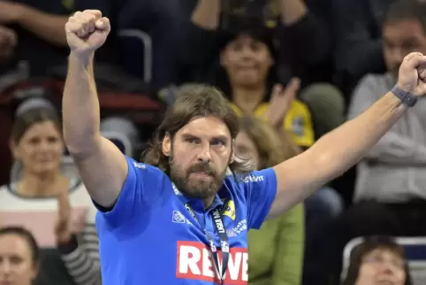 Löwen-Trainer Sebastian Hinze.