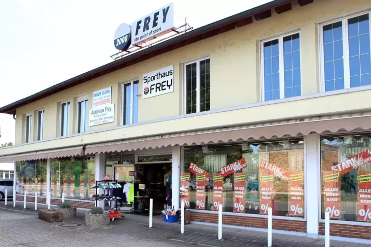 Nach 41 Jahren ist im Sporthaus Frey Schluss. 