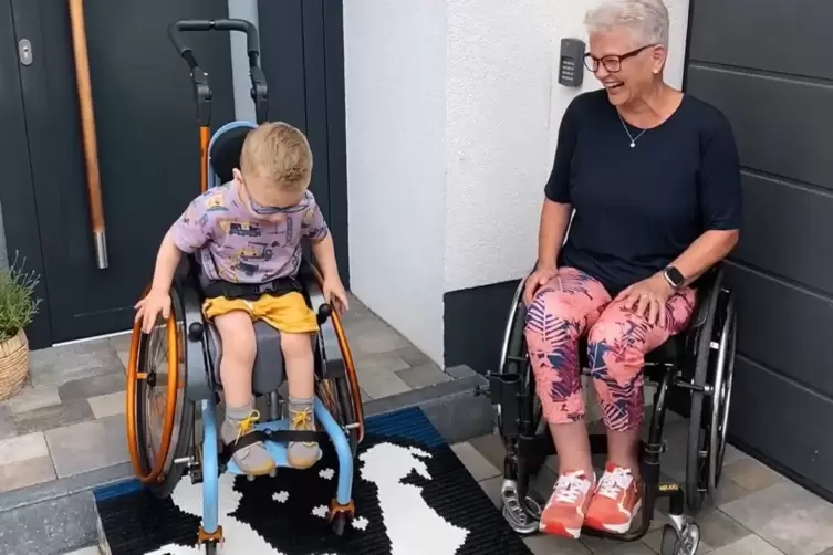 Mads mit Rita Ebel.