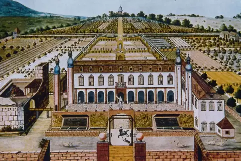 Graf von Wiser forderte Schadensersatz für das von französischen Revolutionstruppen zerstörte Friedelsheimer Schloss.