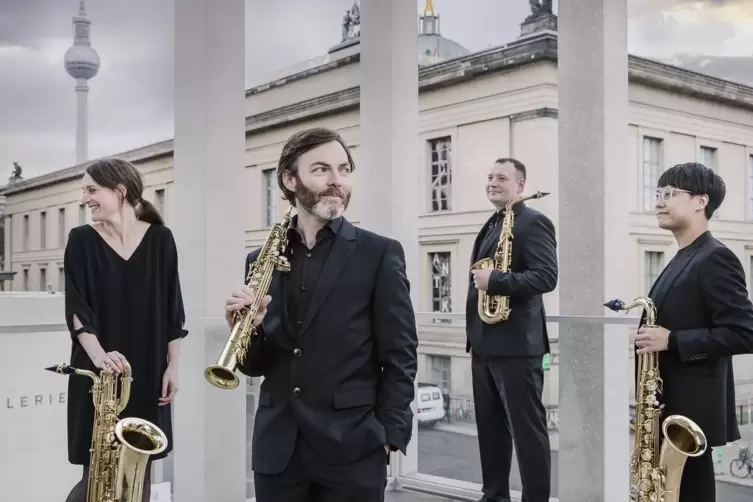 Außergewöhnliche Kammermusik: Das Saxophonquartett Sonic Art gastiert am So 3.9., 19.30 Uhr, in Pirmasens.