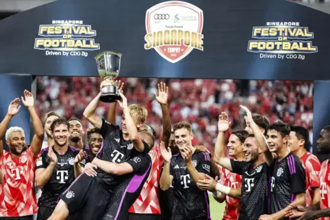 Der FC Bayern feierte einen 4:3-Sieg gegen Liverpool in Singapur. 