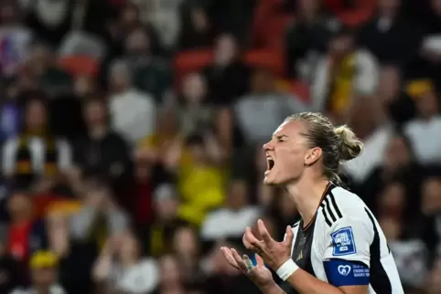 Frust bei Alexandra Popp. 