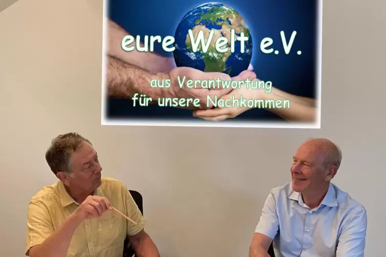 Der Vorstand von „Eure Welt“: Peter Hasbach und Arnold de Clercq (von links). 