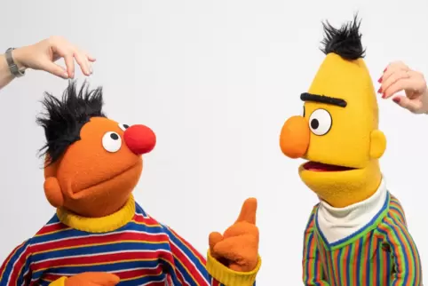 Stars der Sesamstraße: Ernie und Bert.