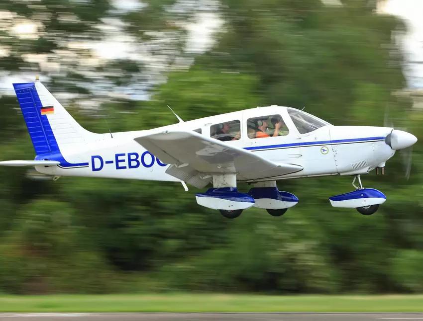 Rund 100 Menschen nutzten die Gelegenheit und machten einen Panorama-Flug.