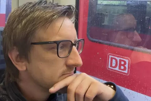 Redakteur Christoph Demko ist eine Woche lang mit dem Zug in die Redaktion und wieder nach Hause gefahren.