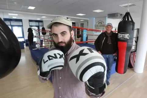 Boxer und Prediger: Diyab Dabschah. 