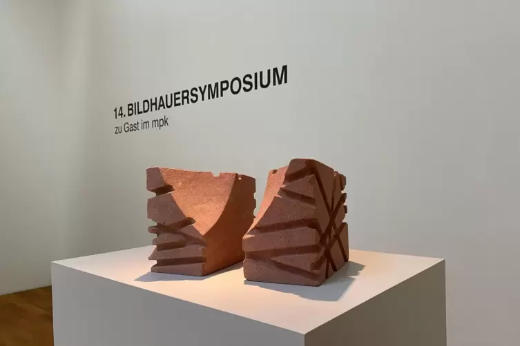 Das Modell zum &bdquo;Friedensengel&ldquo; ist in der Pfalzgalerie zu sehen.