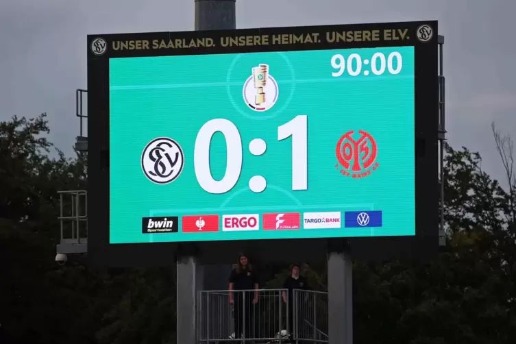 Trotz des 0:1 im Pokal gegen Mainz: Es gibt dank Elversberg wieder hochklassigen Fußball ganz in der Nähe.