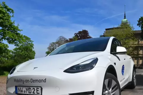 Nur mit E-Autos unterwegs: das Unternehmen Mobility-on-demand.