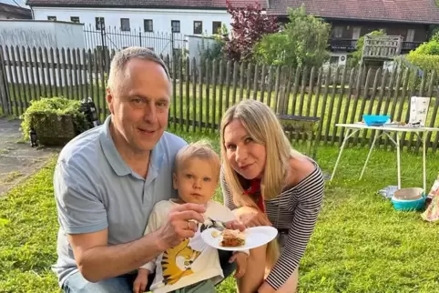 Sieht ihre Zukunft inzwischen eher in Deutschland: Familie Molotschko in Neuhaus am Inn.