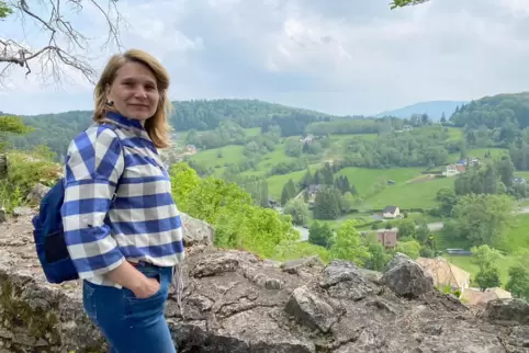 Balsam für die Seele: Oksana Titarenko genießt die wenigen Tage im Elsass bei der Stieftochter. Endlich Frieden.