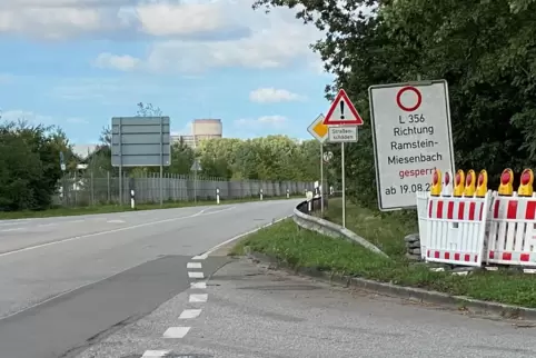 Die L356 wird auf einer Länge von rund 870 Metern saniert. 